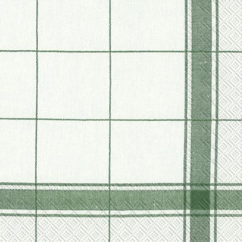 Servetter - Country Living Grön - 20 st/33 x 33 cm - www.frokenfraken.se