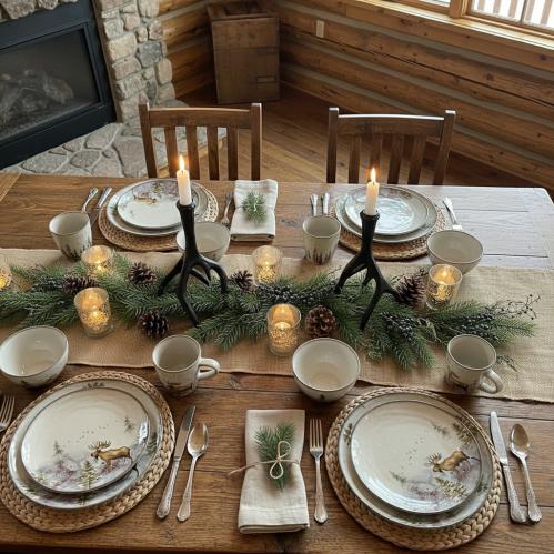 Middagstallrik - Älg - Ø28 cm - www.frokenfraken.se