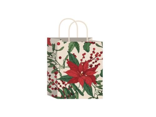 Presentpåse - Julstjärna - 6 x 14 cm - www.frokenfraken.se