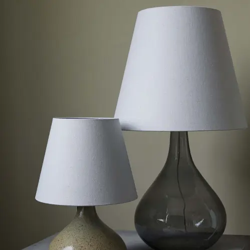 Lampskärm - Illy - Grå - 27 x 34 cm - www.frokenfraken.se