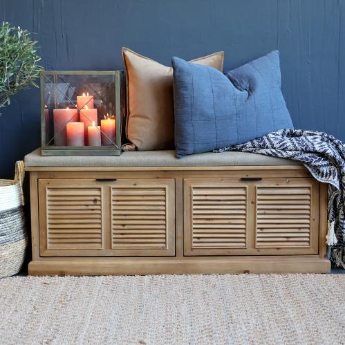 Sittbänk med förvaring - 50 x 110 x 30 cm - www.frokenfraken.se
