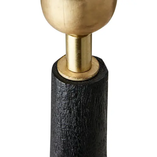Lampfot - Svart - 23 x 18 x 60 cm - www.frokenfraken.se