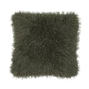 Kuddfodral - CURLY - GRÖN - 48 X 48 CM - www.frokenfraken.se