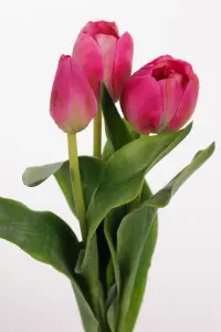 Tulpaner - 3-pack - Rosa - 36 cm - www.frokenfraken.se