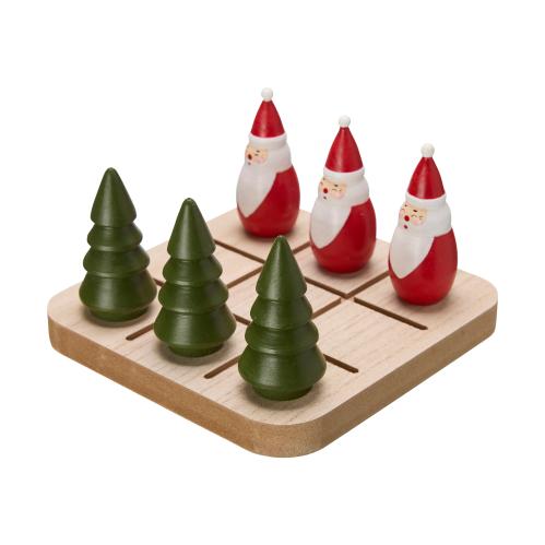 Brädspel - Tre i rad - Tomte - 15 x 15 cm - www.frokenfraken.se