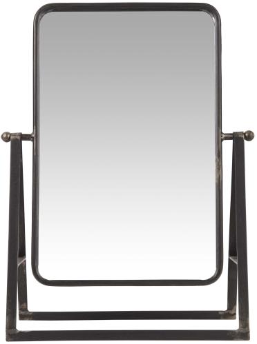 Spegel - Bordsspegel - Factory Svart - 14 x 46 x 32 cm - www.frokenfraken.se