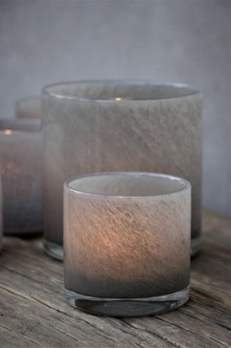 Ljuslykta - Lumiere Sage - 8,5 x 8 cm - Bidra till Barncancerfonden - www.frokenfraken.se
