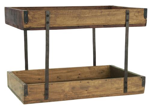 Hylla för bänk eller bord - Trä - 43 x 25 x 25 cm - www.frokenfraken.se