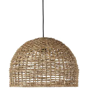 Lampa - Flätad - Natur - 46 cm - www.frokenfraken.se