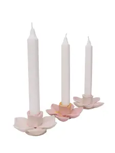 Ljusstake - Narciss - Rosa - 10 cm - 1 st - www.frokenfraken.se