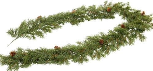 Grangirlang - Grön med kottar - 180 cm - www.frokenfraken.se