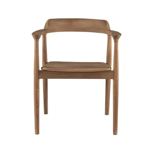 Stol - Karmstol - Naturfärgad - 59 x 52 x 73 cm - www.frokenfraken.se