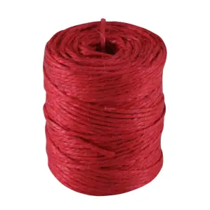 Snöre av jute - Röd - 70m - www.frokenfraken.se