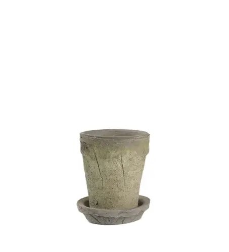 Lerkruka med fat - 12 cm - www.frokenfraken.se