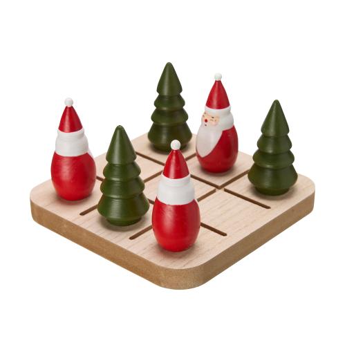 Brädspel - Tre i rad - Tomte - 15 x 15 cm - www.frokenfraken.se
