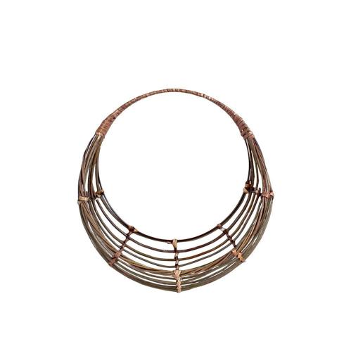Väggkorg Iris Rund - Brun - 2 Stl - www.frokenfraken.se