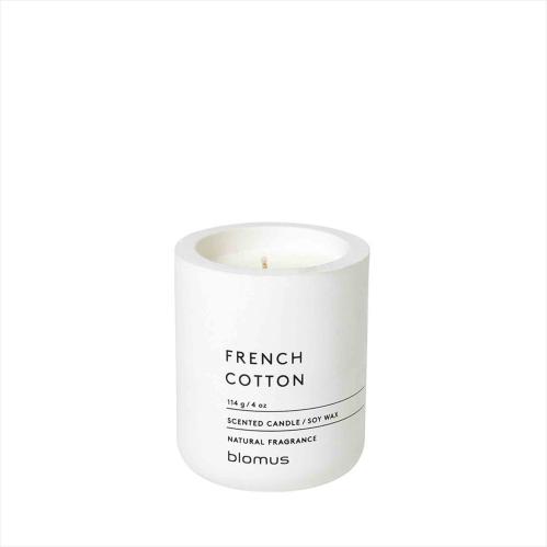 Medium - FRAGA Doftljus French Cotton - 6,5 x 6,5 x 8 cm - www.frokenfraken.se