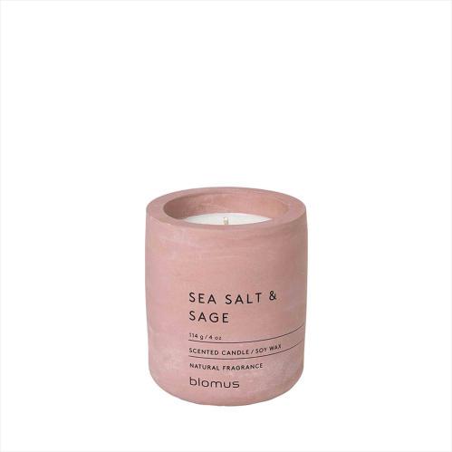 Medium - FRAGA Doftljus Sea Salt & Sage - 6,5 x 6,5 x 8 cm - www.frokenfraken.se