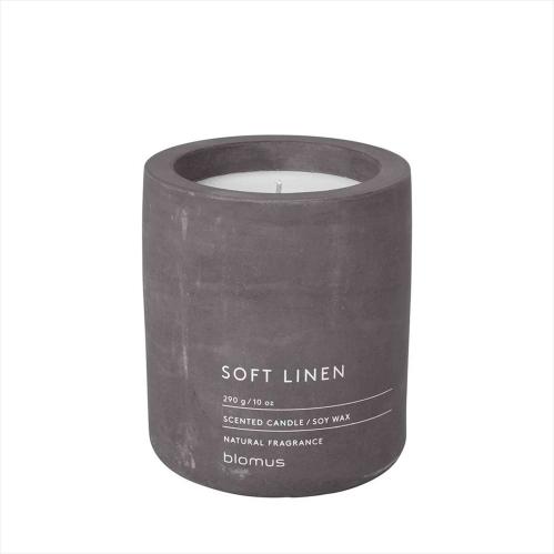 Large - FRAGA Doftljus Soft Linen - 9 x 9 x 11 cm - www.frokenfraken.se