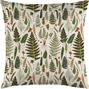 Kuddfodral - Ormbunke - 50 x 50 cm - www.frokenfraken.se