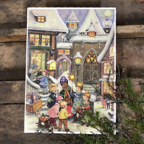Chokladkalender - Tre vise män - Adventskalender - 35 x 25 cm - www.frokenfraken.se