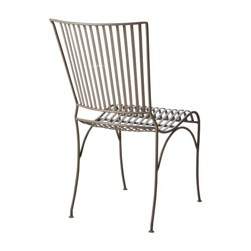 Trädgårdsstol - Metall Beige - 43 x 45 x 46 cm - www.frokenfraken.se