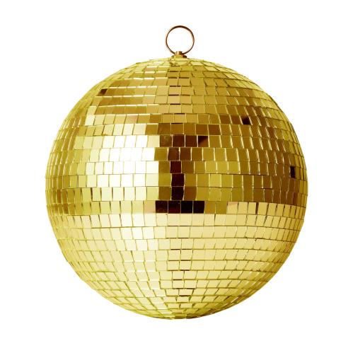 Discokula - Guld - 25 cm - www.frokenfraken.se