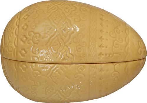 Påskägg - Orient Gömma - Senap - 16 x 11 cm - www.frokenfraken.se