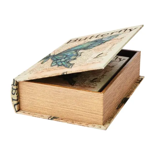 Förvaringsbok - Boklåda - 2 storlekar - Natur - 27 x 19 x 7 cm - www.frokenfraken.se