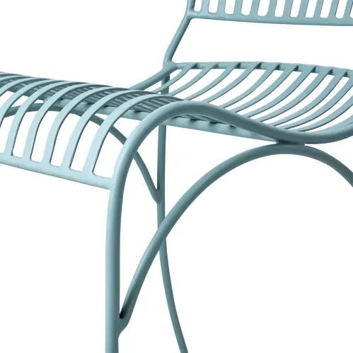 Trädgårdsstol - Metall Celadon grön - 43 x 45 x 46 cm - www.frokenfraken.se