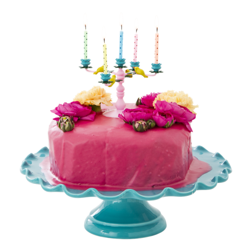 Rosa Kandelaber - Cake Dekoration - www.frokenfraken.se