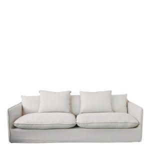 Soffa av Linne - 75 x 220 x 95 cm - www.frokenfraken.se