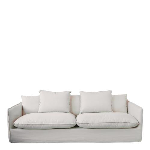 Soffa av Linne - 75 x 220 x 95 cm - www.frokenfraken.se