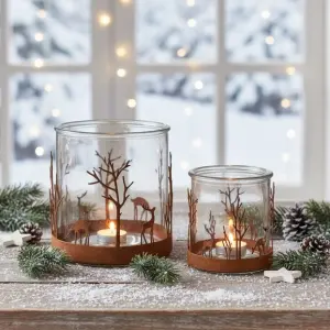 Ljuslykta - Skogen - Liten - Ø10 x 10 cm - www.frokenfraken.se