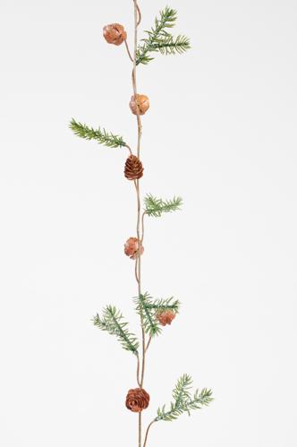 Girlang - Gran med kottar - 180 cm - www.frokenfraken.se