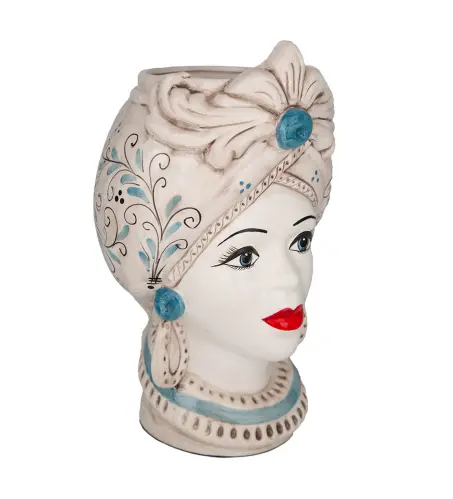 Vas - Kvinna i turban - 38 cm - www.frokenfraken.se