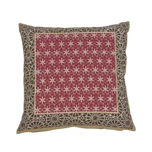 Kuddfodral - EVA - RÖD - 48 X 48 CM - www.frokenfraken.se