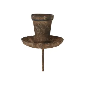 Ljushållare - Freja - Rost - Hög - 6 x 10 cm - www.frokenfraken.se