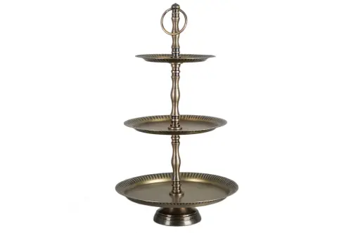 Våningsfat Rand Antik - Ø25 x 45 cm - www.frokenfraken.se