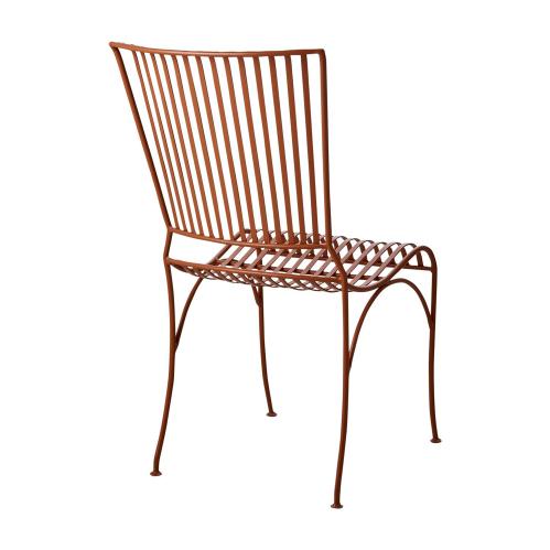 Trädgårdsstol - Metall Dimorange - 43 x 45 x 46 cm - www.frokenfraken.se