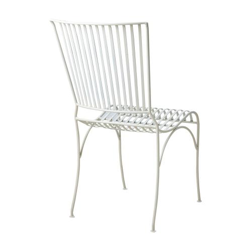 Trädgårdsstol - Metall Elfenben - 43 x 45 x 46 cm - www.frokenfraken.se