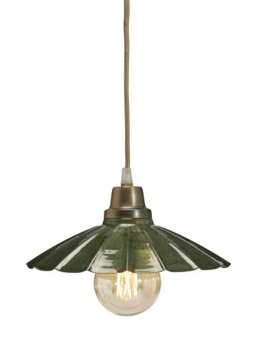 Fönsterlampa - Ester - Mörkgrön - 24 cm - www.frokenfraken.se