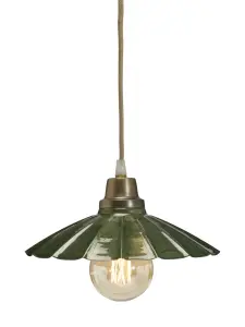Fönsterlampa - Ester - Mörkgrön - 24 cm - www.frokenfraken.se