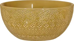 Orient Skål M Senapsgul - Ø15 cm - www.frokenfraken.se