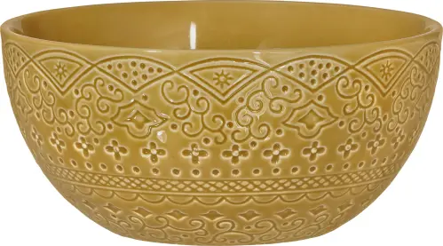 Orient Skål M Senapsgul - Ø15 cm - www.frokenfraken.se