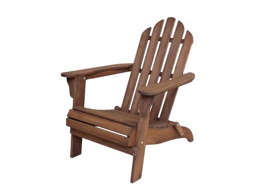 Amerikansk däckstol - Adirondack Sunchair - Trä brun - www.frokenfraken.se