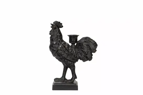Ljusstake - Tupp - Brun - 25,5 cm - www.frokenfraken.se