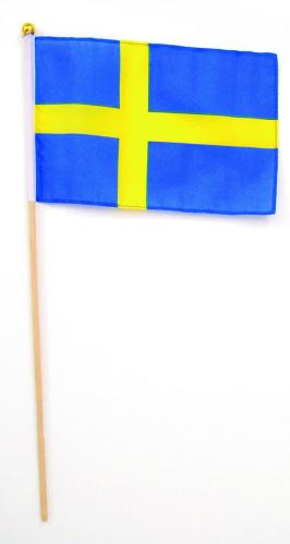 Tygflagga 20x30cm med pinne - www.frokenfraken.se