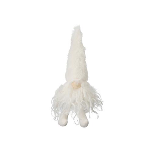 Tomte - Sittande - Offwhite - 5 x 23 cm - www.frokenfraken.se