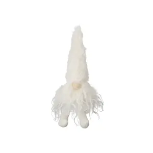 Tomte - Sittande - Offwhite - 5 x 23 cm - www.frokenfraken.se